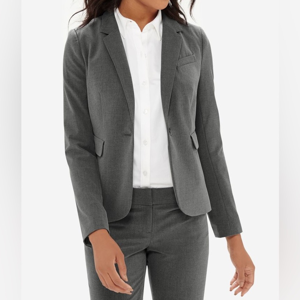 The Limited Blazer | Dark Gray | Size 6